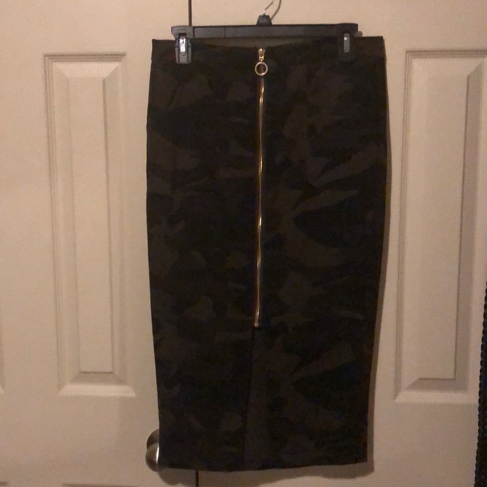 Sexy camouflage skirt